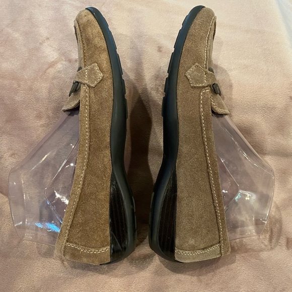 Naturalizer Women Casper Loafer size 7.5 brown Taupe Suede Slip on Comfort - Picture 6 of 12